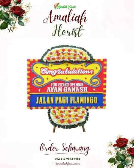 Sewa Papan Bunga Mendalan